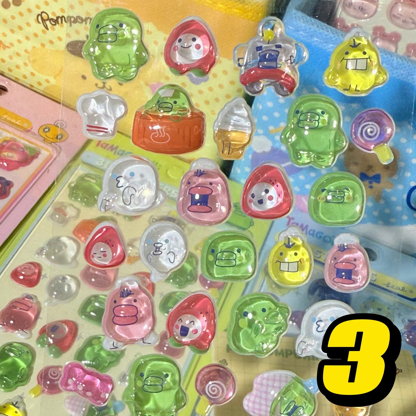 Tamagotchi 3D Sticker