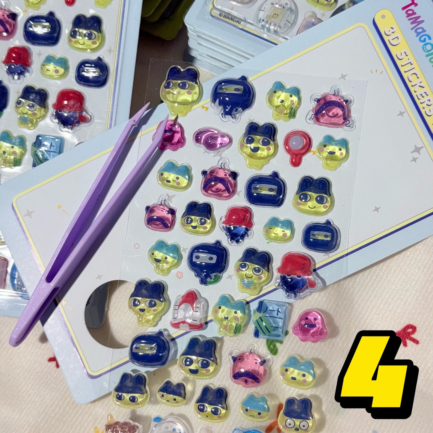 Tamagotchi 3D Sticker