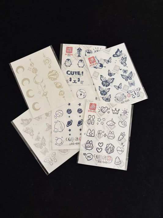 herbal tattoo sticker-S
