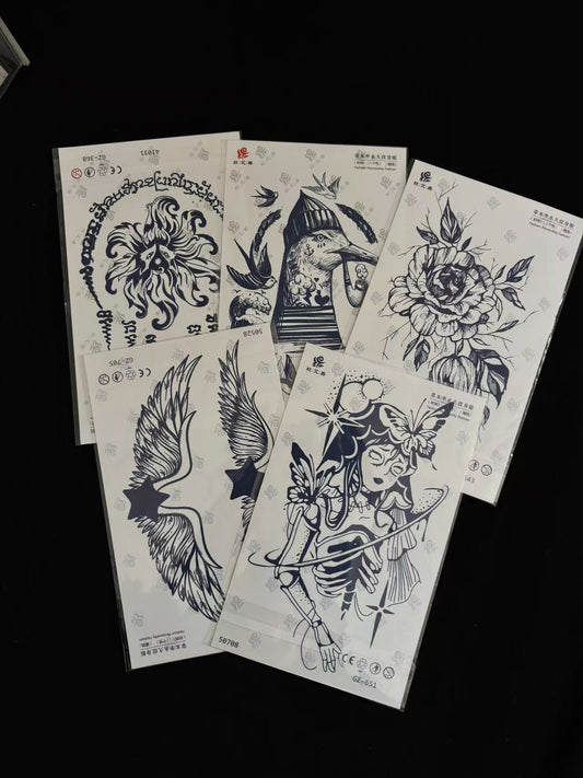 herbal tattoo sticker-L